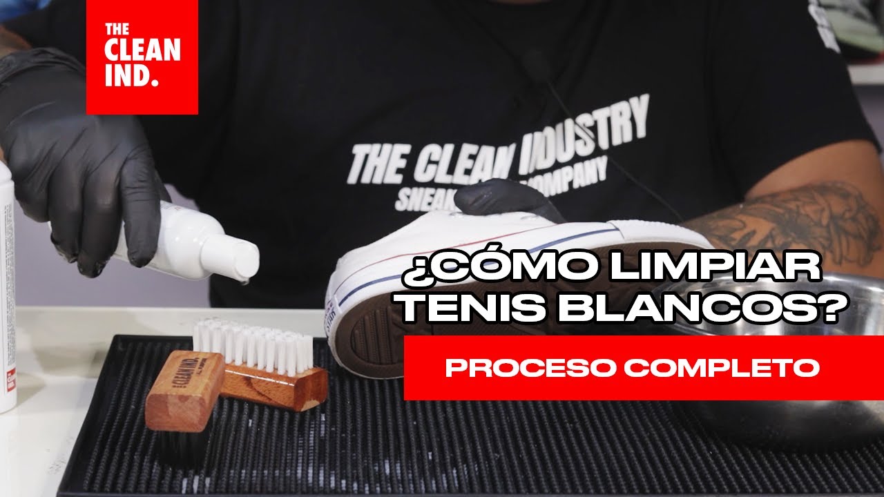 Limpieza de tenis de tela