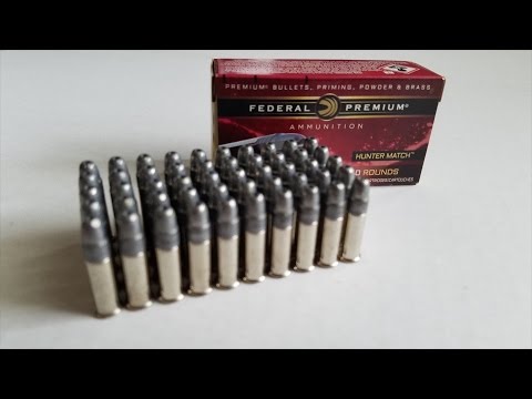 Federal Hunter Match : 22lr Ammunition Review