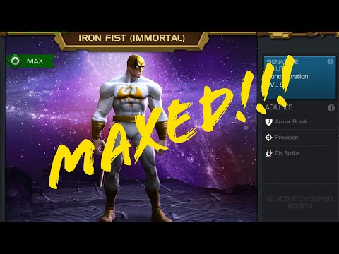 Mcoc: Maxing Out Immortal Iron Fist