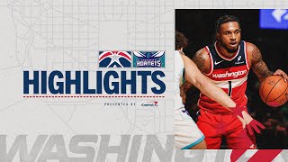Highlights: Washington Wizards vs. Charlotte Hornets | 10.26.25