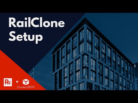RailClone setup with Shadersbox (3ds Max)
