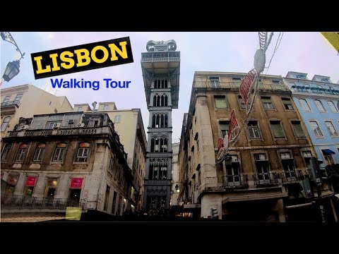 LISBON, PORTUGAL — Walking Travel Tour 🇵🇹