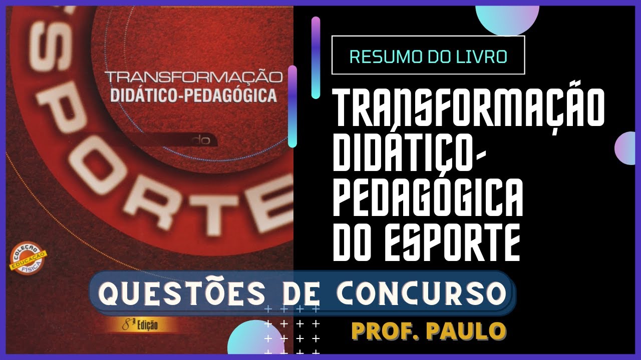 Questões de concurso sobre o livro "Transformação Didático-Pedagógica do Esporte", de Kunz