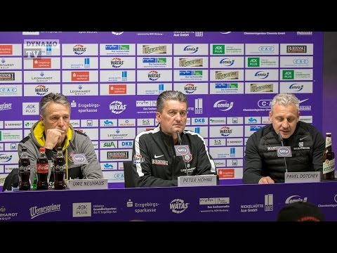 22. Spieltag | AUE - SGD | Pressekonferenz nach dem Spiel