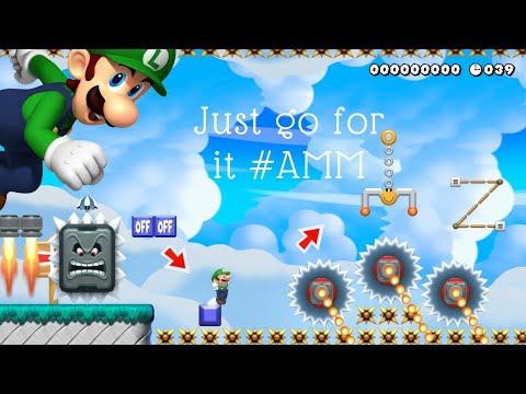 Just go for it #AMM (Mario Maker 2) by MubarakNQ