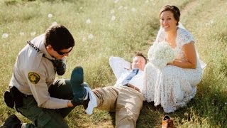 Groom Suffers Rattlesnake Bite In The Middle of Taking Wedding Photos