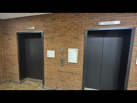 Crappy 1970 Westinghouse Traction Elevators at Lucas Hall UMSL St. Louis MO