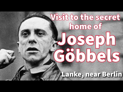 Vist to the secret home of Josef Göbbels at Bogensee near Lanke, north east of Berlin.