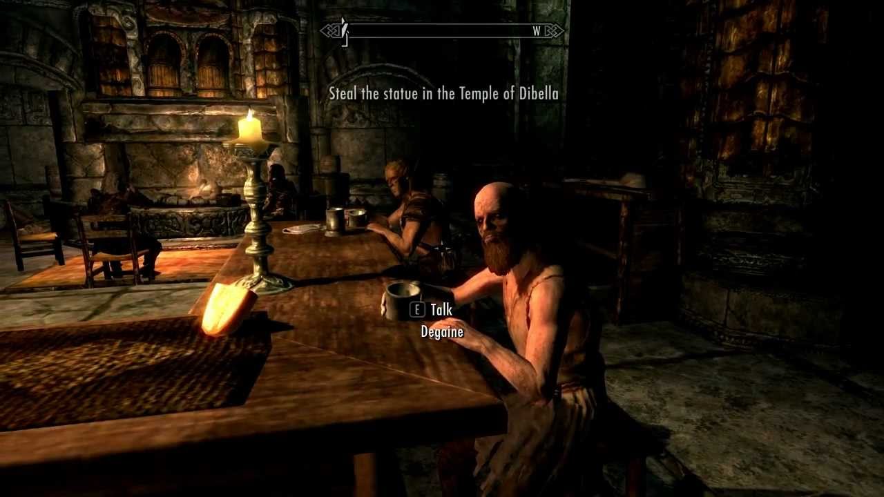 Should I give the statue of Dibella to Degaine? Tipseri