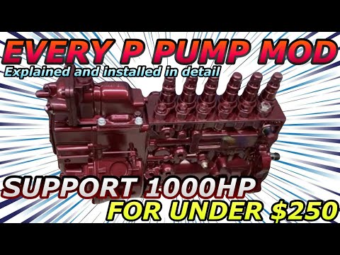 P Pump 24 Valve Cummins Swap PART 4: Maxing Out a P7100 to Support 1000hp! All Pump Mods Explained