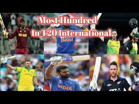 Most Centuries In t20 International| Most Century in T20 cricket|| Most Hundreds In T20 cricket||