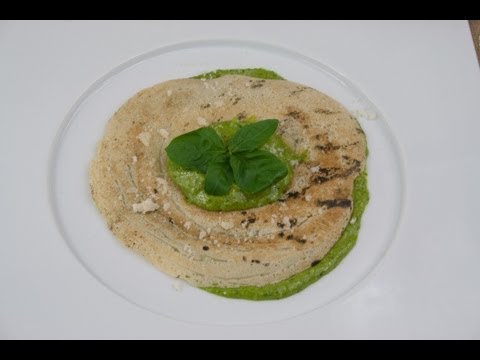 testaroli recipe: flat grilled pasta