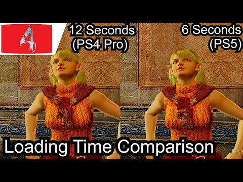 Resident Evil 4 PS4 Pro vs PS5 Backward Compatibility Load Time Comparisons