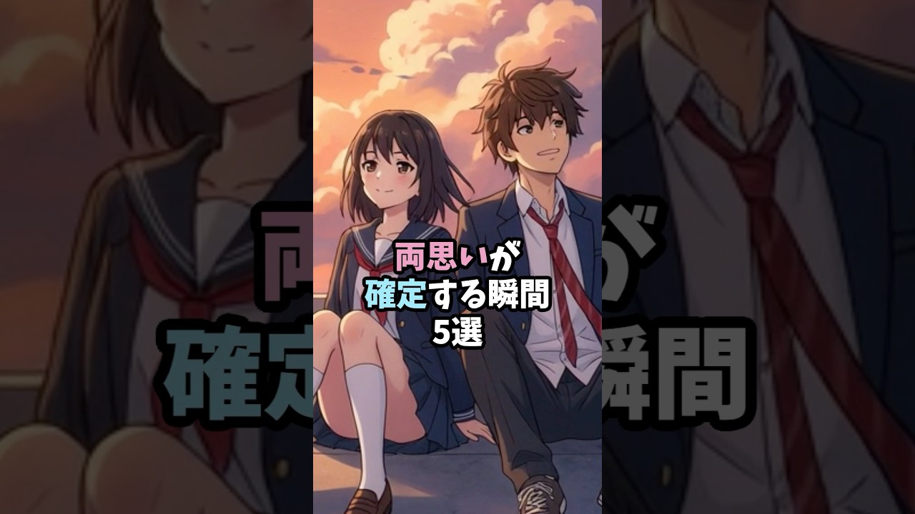 両思いが確定する瞬間5選　#恋愛 #恋愛あるある #両思い