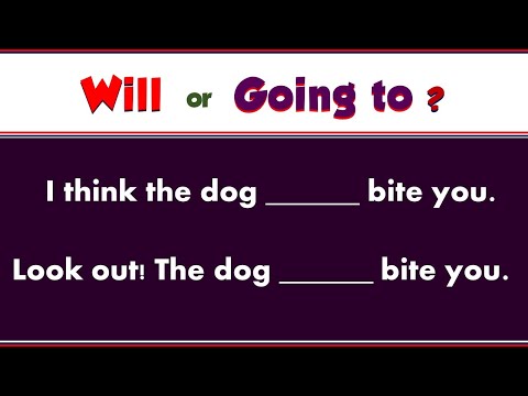 Will or Going To Quiz w/ explanatory notes