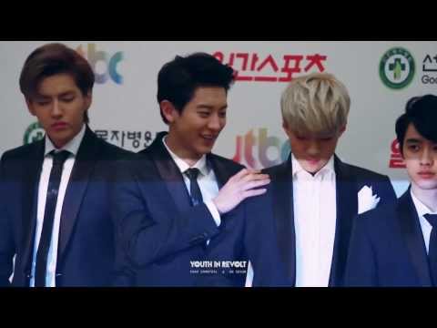 140116 GDA PHOTOWALL - EXO CHANYEOL SEHUN