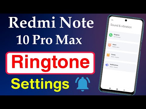 How to Change Ringtone in Redmi Note 10 Pro Max | Redmi Note 10 Pro Max Ringtone Settings