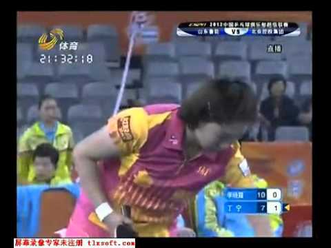 2012 CTTSL (women) LI Xiaoxia - DING Ning [Full Match/Chinese|low quality]