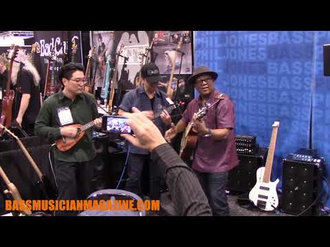 Bass Musician Magazine - NAMM 2019 - Bakithi Kumalo