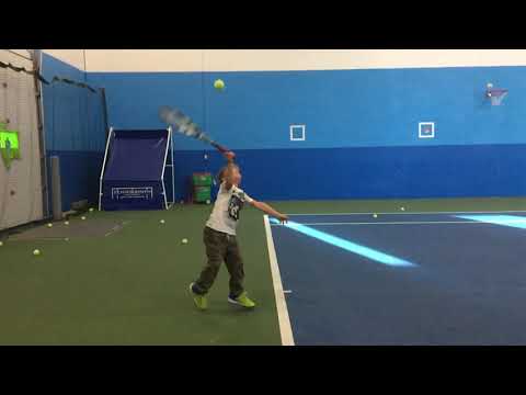 5 year old Egor serving February 25, 2019