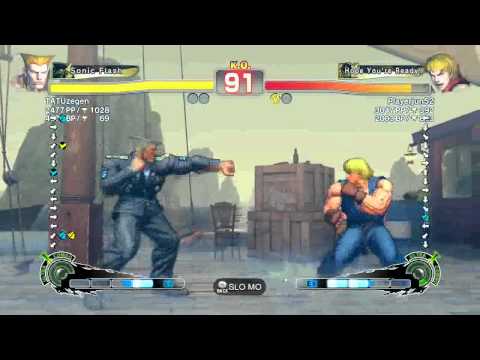 SSF4 AE Guile (TATUzegen) vs Ken (Playerjun52) Japanese Ranking Match