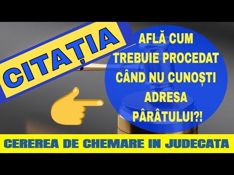 CITATIA.Afla tot despre #citatie, #viralvideo, #viral