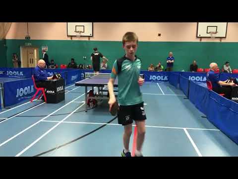 Issac Kingham vs Harry Randall --- Cadet National Cup 2022/23 at Joola Plymouth Table Tennis Club