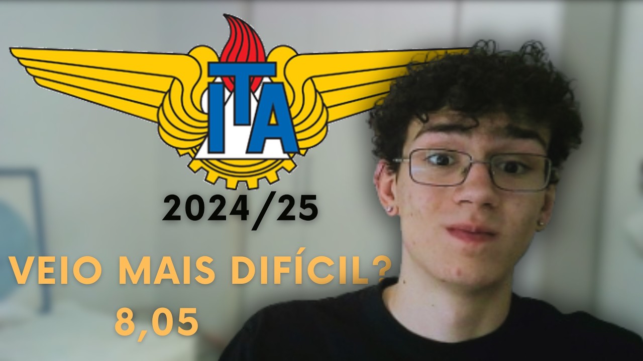 A MAIS DIFÍCIL DO BRASIL? Como fui na 1° fase do ITA 2024