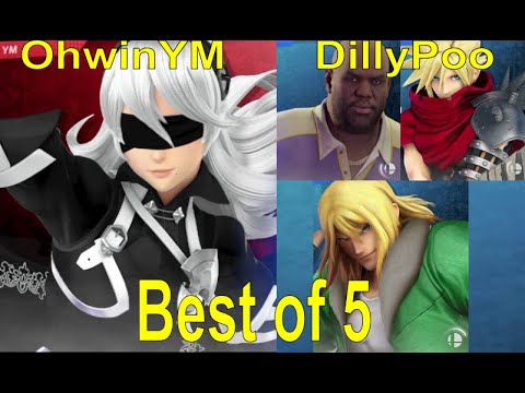 OhwinYM (Corrin) vs. DillyPoo (Kazuya, Cloud, Terry) Best of 5 | Smash Ultimate Offline