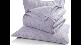 Alexa Hampton Home Cotton 3piece Greek Key Coverlet Set