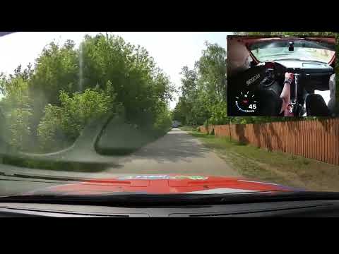 II Grand Prix Tomaszowa Maz Rajd Rzeczyca OS Grotowice - Ł.Barszcz/K.Barszcz BMW 318ti 28.05.2023