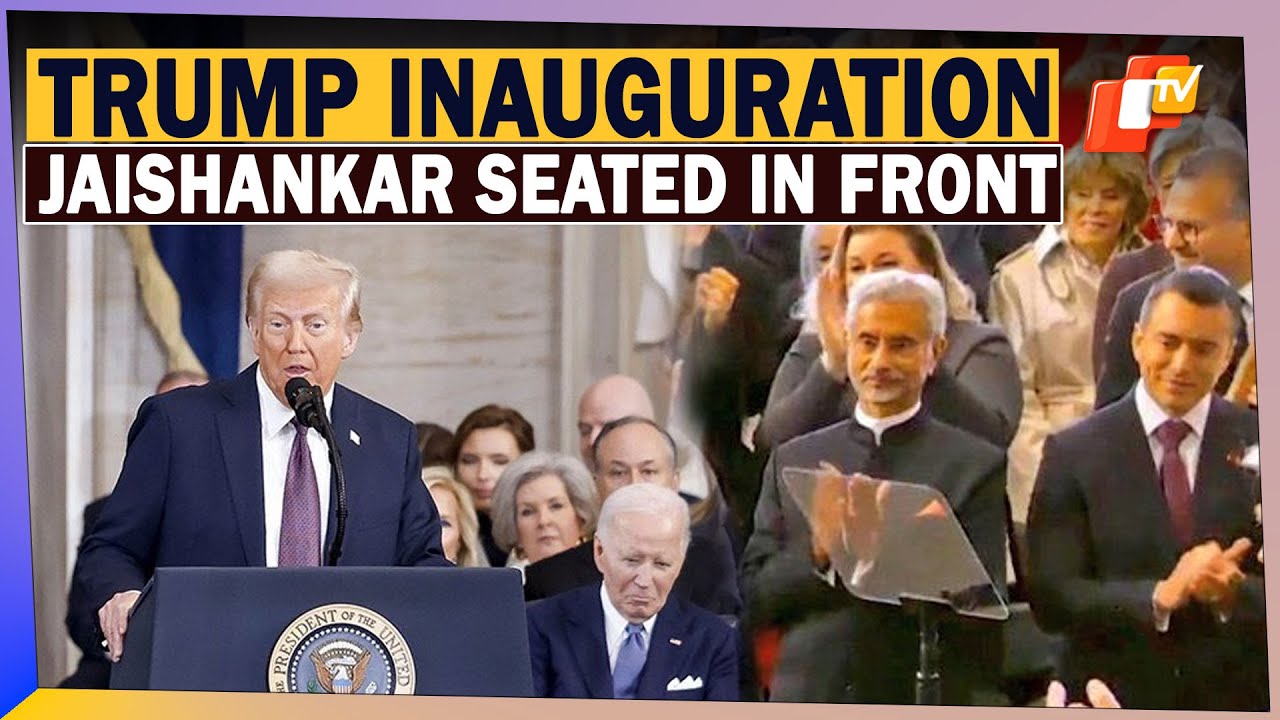 Donald Trump Inauguration: Jaishankar Seated At Front, Says "An Honour To Represent India"
