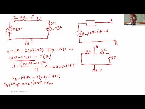Class 13B: Circuit Theory :  Problem on AC Circuit Using Thevenin's Theorem