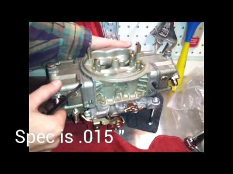 Accelerator Pump Adjustment - Holley Carburetor DIY