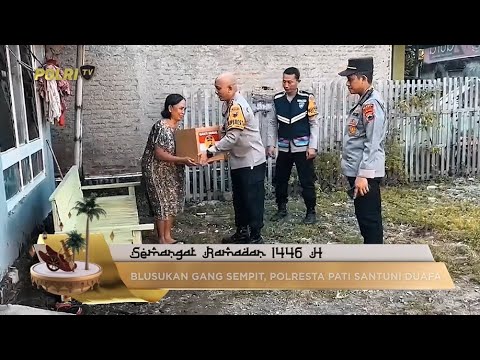 BLUSUKAN GANG SEMPIT, POLRESTA PATI SANTUNI DUAFA