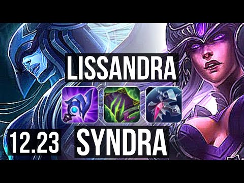 LISS vs SYNDRA (MID) | 5.5M mastery, 900+ games, 4/2/10 | KR Master | 12.23