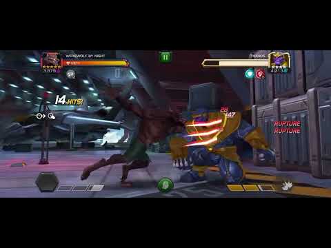 Werewolf by Night VS Thanos. Marvel Contest Of Championship