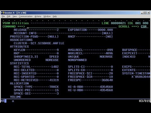 Working with IBM VSAM JCL - M25