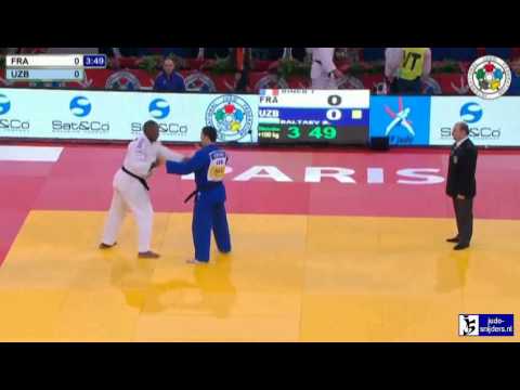 Judo 2013 Grand Slam Paris: Riner (FRA) - Baltaev (UZB) [+100kg]
