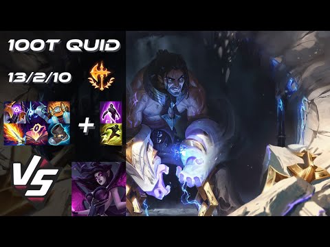 100 Thieves Quid MID Sylas vs Morgana [QUADRAKILL] - NA Challenger Patch 25.S3.1