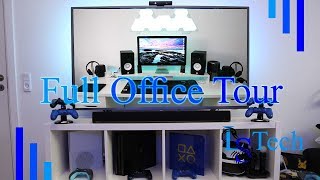 Full Office Tour Summer 2019 | Desk Set Up | Gaming Set Up