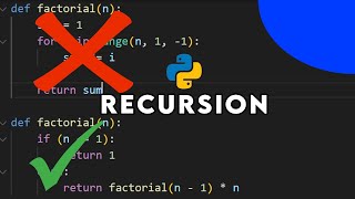 Download the video "Recursion in Python in Under 6 Minutes"