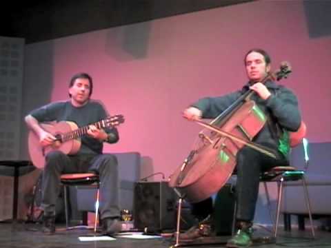Guitar-cello jazz improvisation - Spain (C. Corea)