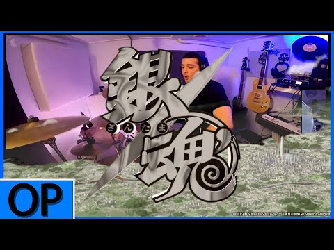 Gintama // 銀魂 Op 9 | Togenkyo Alien ~ serial TV drama 『Drum Cover』 | 1punchdan