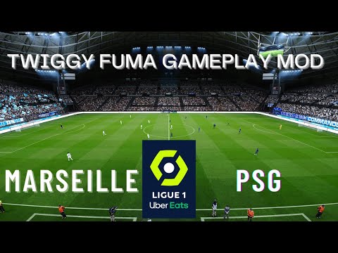 PES 2021 Season Update - Twiggy FUMA PC Gameplay MOD Marseille v PSG Ligue 1 Master League Mode