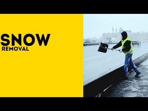 Snow removal in Saint-Petersburg