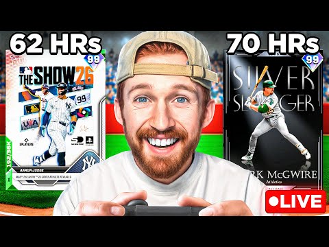 🔴LIVE - ALL TIME HOMERUN LEADERS BUILD MY TEAM!