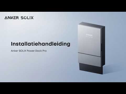 Zo installeert u Anker SOLIX Power Dock Pro