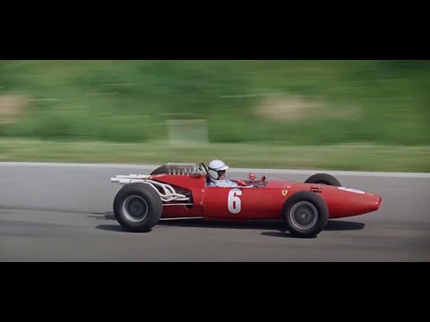 Grand Prix. 1966. Film fragment. Dubbed in Russian.