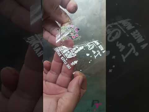 Hướng dẫn dán tem nhãn UV DTF lên cốc thủy tinh siêu chắc